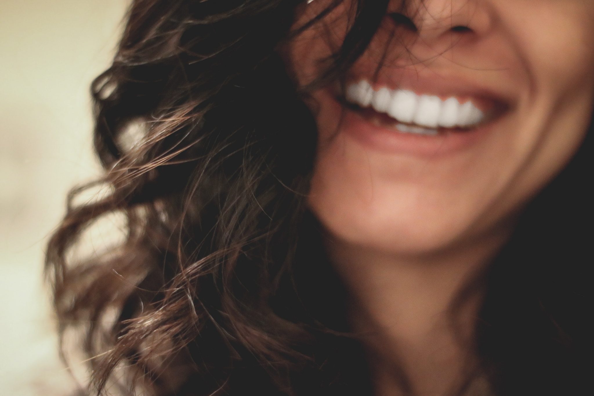 A smiling mouth